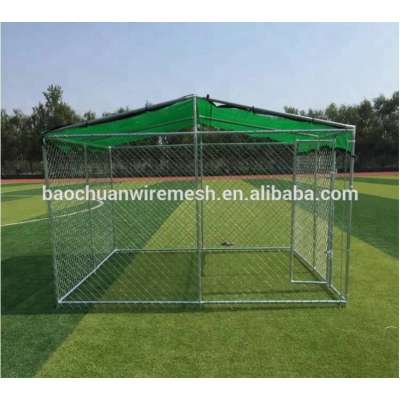 10'L*5'W*6'H of galvanized heavy duty Chain Link Dog Kennels