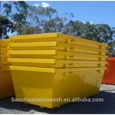 Customized Mobile Bathtub Style Skip Bins / mobile garbage bin