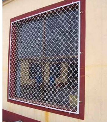 1000 mm * 2000 mm white powder coated steel security window fence