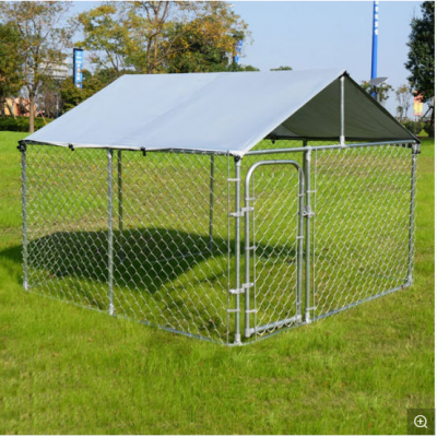 Galvanized Outdoor Dog Kennel