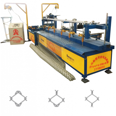 India Afria and thailand semi and automatic chain link fencing making machine